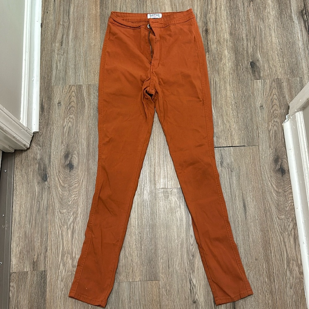 orange/red swank pants